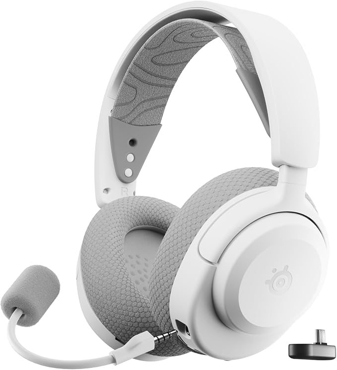 SteelSeries Arctis Nova 3P Wireless Multi-Platform Gaming Headset — Mobile App Control — 40 HR Battery — Neodymium Magnetic Drivers — 2.4GHz/Bluetooth — PS5, PS4