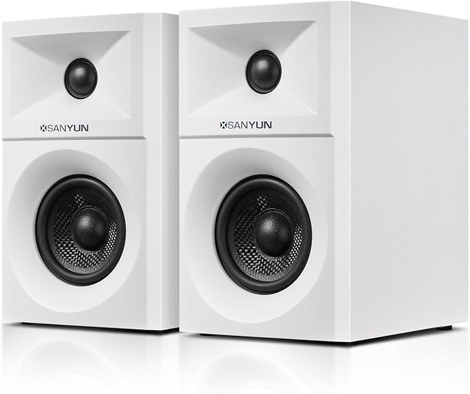 Sanyun SW203 3" 2.0 Computer Speakers, Expanded Stereo Field, Triple-DSP