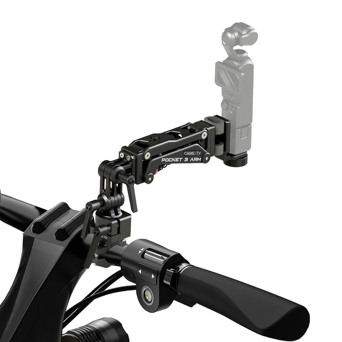 Came-TV Camera Suction Mount Suction, Multifunctional Shock Absorber Arm Video Stabilizer for Pocket 2, Pocket 3, OSMO, Cup Camera Mount, 1/4" Mounting Holes Car Mount & for 360 Action Camera