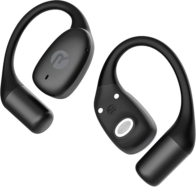 Raycon Essential Open Ear Earbuds – Open Ear Headphones, Sweat & Water-Resistant Earphones, Running Headphones with Ultra-Lightweight Design