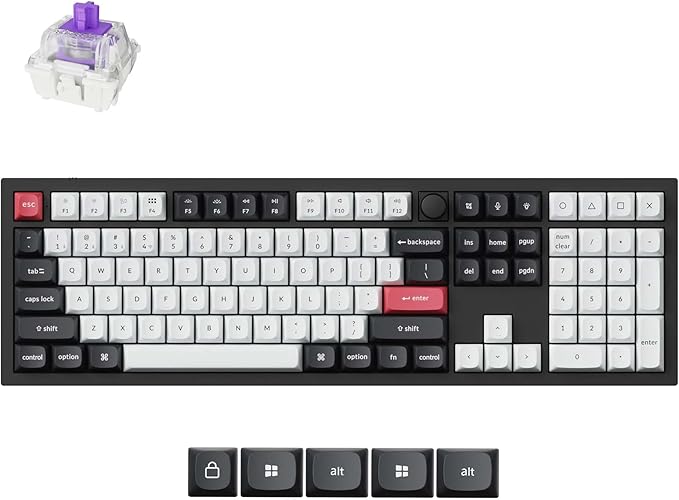 Keychron Q6 HE Wireless Custom Magnetic Keyboard Full-Size Layout