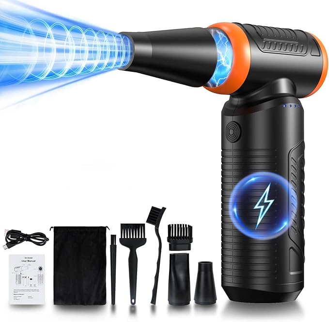 Compressed Air Duster, 220,000RPM Strong Compressed Air