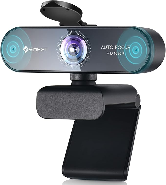 EMEET NOVA 4K Webcam with Tripod, PDAF Autofocus, Adjustable Heights