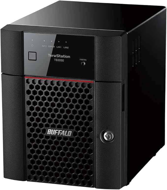 BUFFALO TeraStation 3430DN 4-Bay 16TB (2x8TB) Desktop Small-Med Business NAS w/Hard Drives Included