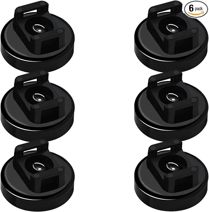 CNHABAGU Magnet Zip Tie Mount Magnetic Zip Ties Mount 25LBS Strong Multipurpose Wire Cable Holder Mount Wire Clips Management for Home Office Marine Electrical Wiring (Black