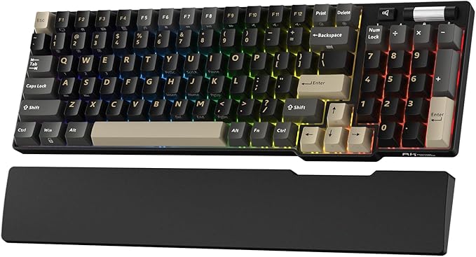 RK ROYAL KLUDGE RK96 RGB Wireless Mechanical Gaming Keyboard w/Wrist Rest