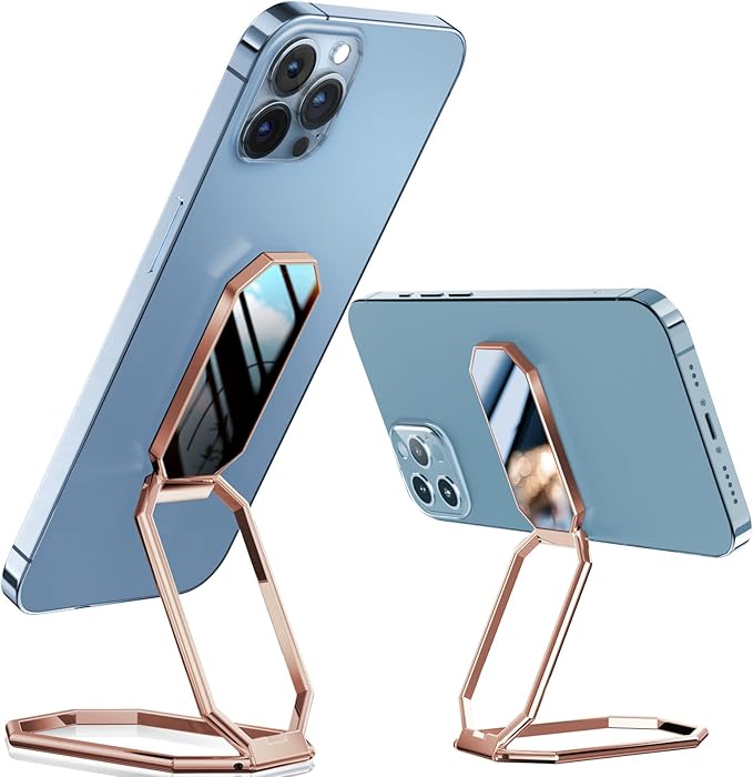 A-LuGei ๐๐ผ๐น๐ฑ๐ฎ๐ฏ๐น๐ฒ & ๐๐ฑ๐ท๐๐๐๐ฎ๐ฏ๐น๐ฒ Phone Kickstand Ring Holder, Magnetic Cell Phone Grips, Phone Stand for Desk, Adhesive Phone Holder for Hand, 360ยฐ Rotation Ring for Back of iPhone Case