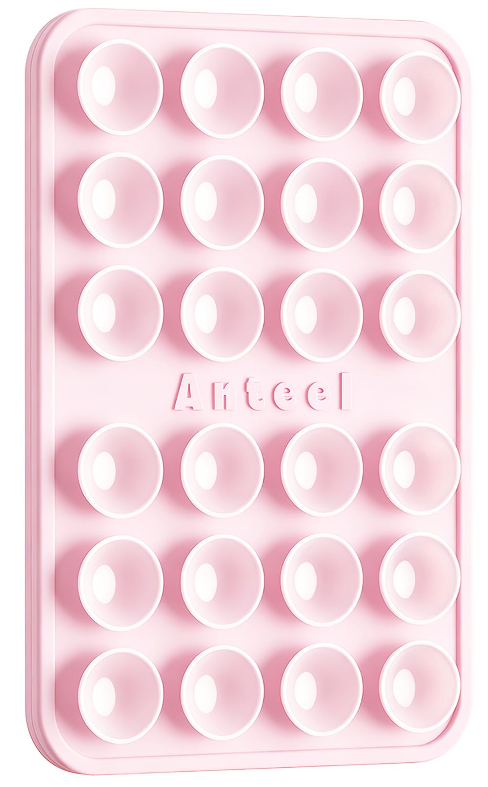 JingJinYY Anteel Classic - Silicone Suction Phone Case Adhesive Mount - Enhanced Suction Power and Upgraded Thickened Sticky Phone Grip, Durable, Hands-Free Sticky Phone Holder, 2.28"x3.46" (LPK&TP)