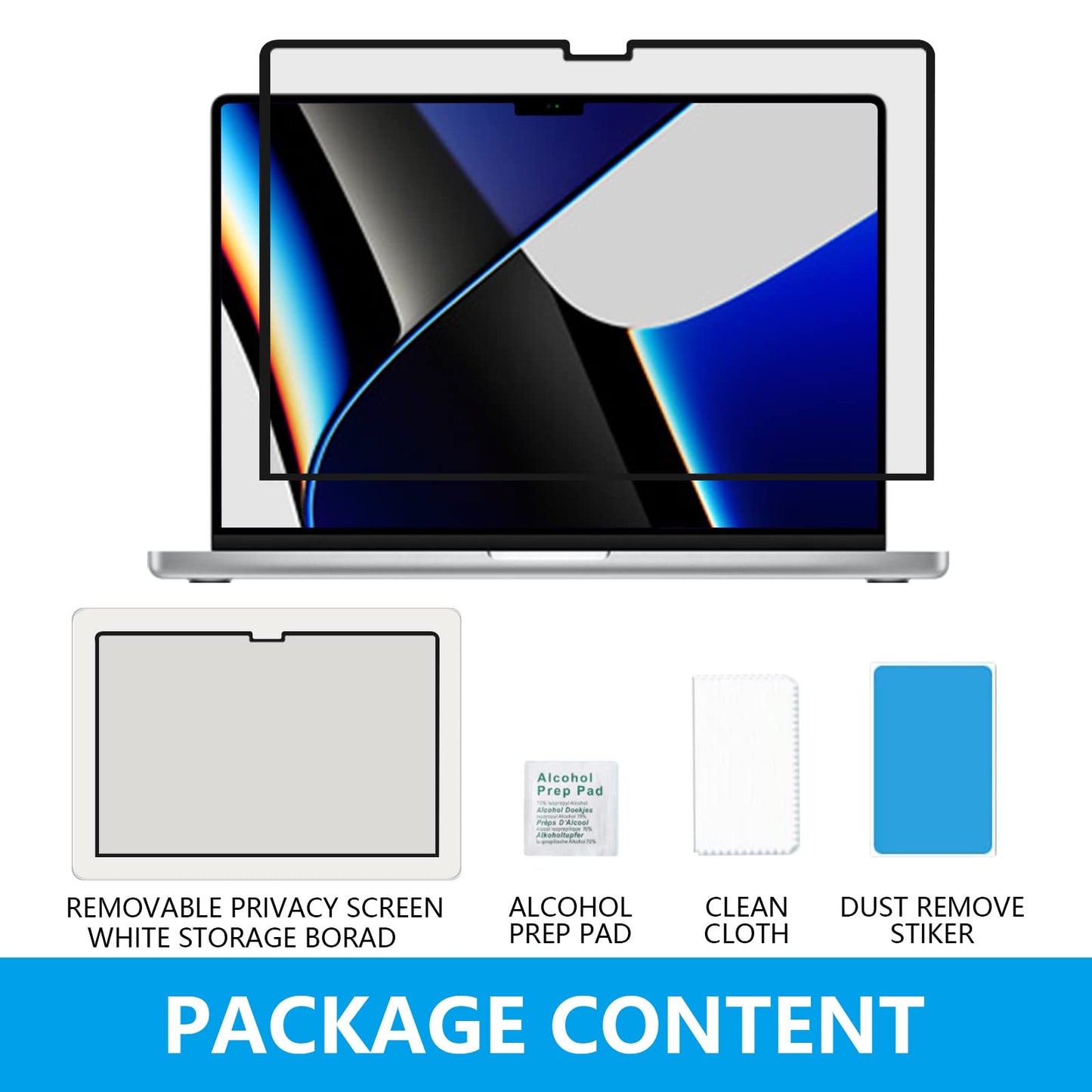 FILMEXT Macbook Pro 16 inch Privacy Screen Protector M5 M4 M3 M2 Max/Pro M1