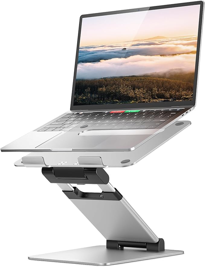 Nulaxy Pull-Out Height Adjustable Laptop Stand for Desk