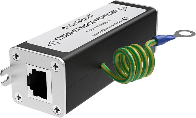 GDT Ethernet Surge Protector Gigabit with Ethernet Transformer, 20KA PoE++