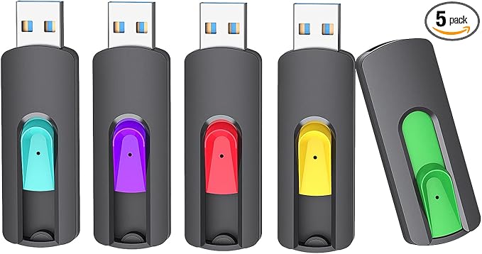 Aiibe 64 GB Flash Drive USB Flash Drive 64GB Thumb Drive USB 2.0 Memory Stick Zip Drive Backup Jump Drive Single 64GB 64G USB Drive for PC Laptop