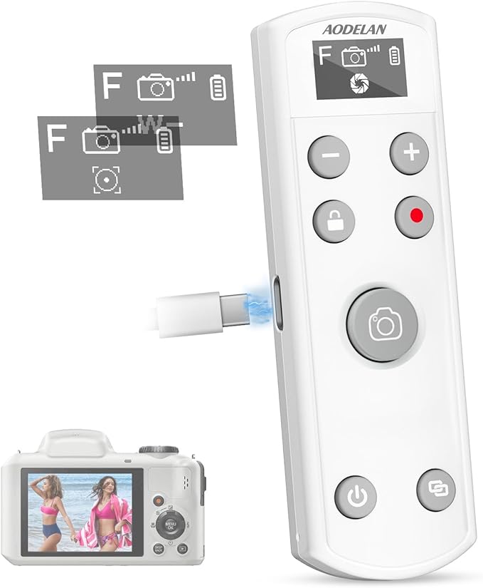 Remote Control for Fujifilm Camera, USB-C Rechargeable Wireless Shutter