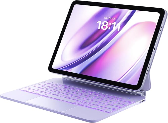 GreenLaw for iPad 11th(A16,2025)/10th(2022) Generation Case with Keyboard