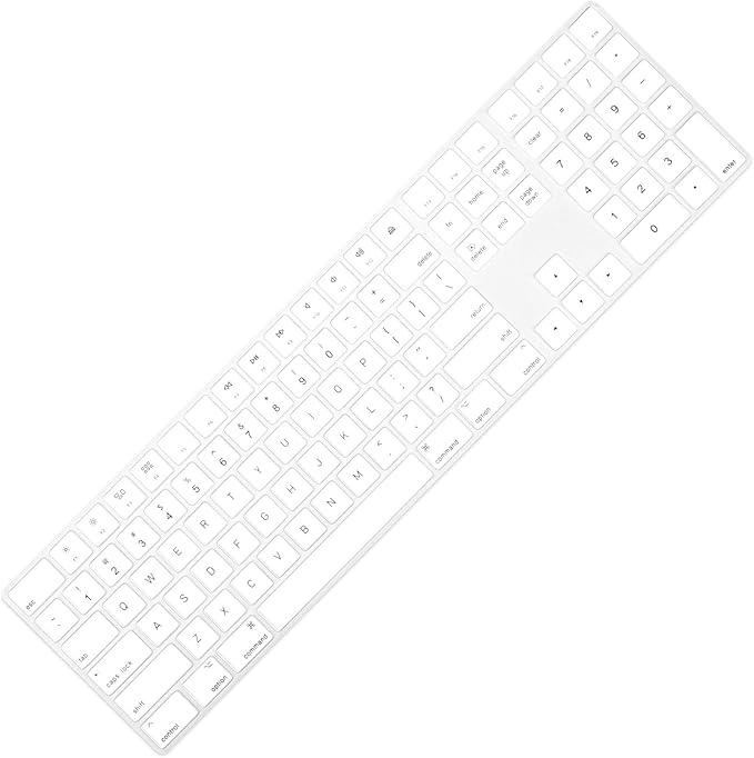 Allinside Ombre Blue Cover for Apple iMac Magic Wireless Keyboard with Numeric Keypad MQ052LL/A A1843 US Layout
