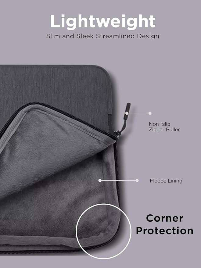 Lenovo Precision Pen 2 (Laptop) – USB-C Charging – Tilt Recognition & Urban Laptop Sleeve 14 Inch for Laptop/Notebook/Tablet Compatible with MacBook Air/Pro Water Resistant, Iron Grey