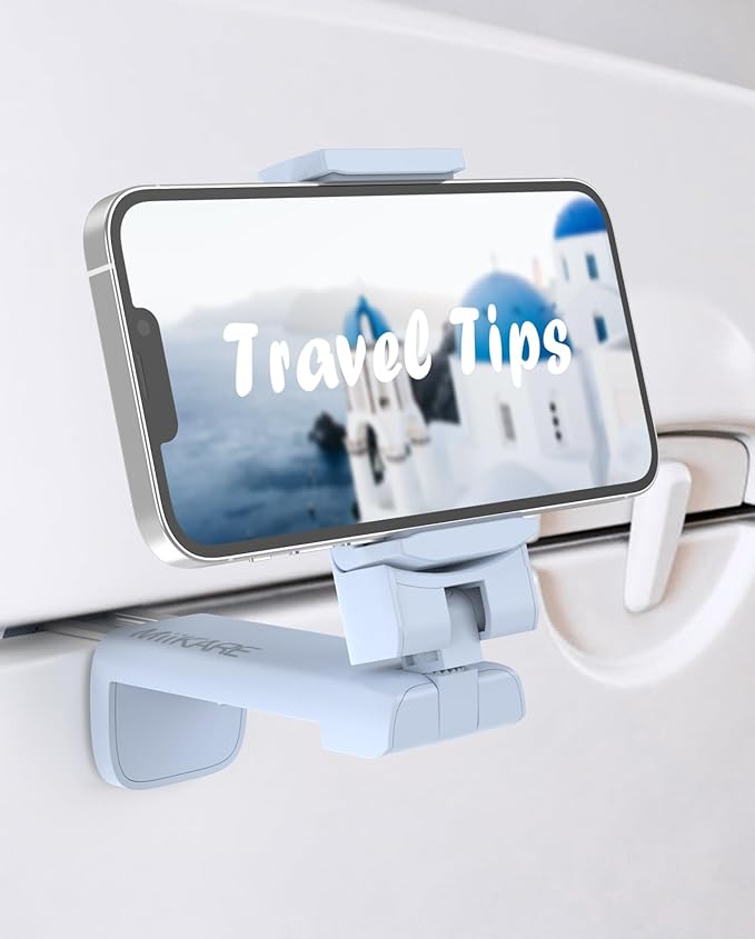 MiiKARE 2PCS Airplane Phone Holder, Plane Travel Essentials