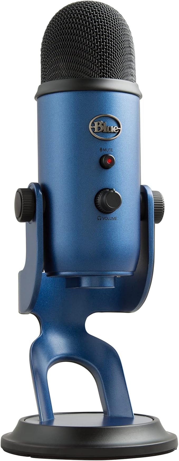 Logitech Creators Blue Yeti USB Microphone for PC, Mac, Gaming, Recording, Streaming, Podcasting, Studio and Computer Condenser Mic with Blue VO!CE Effects, 4 Pickup Patterns