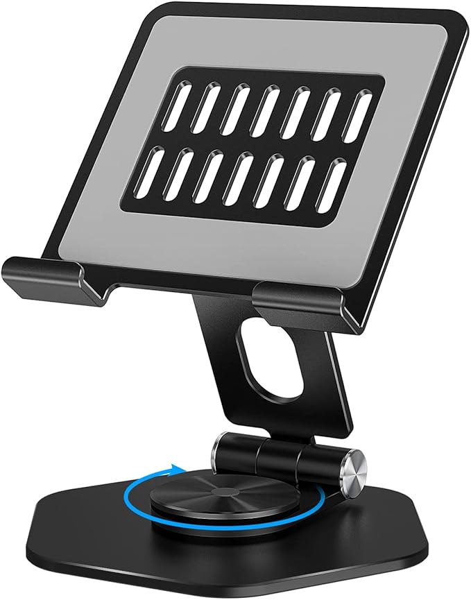 Tablet Stand, Aluminum Desktop Holder, Compatible with 5-12.9" iPad