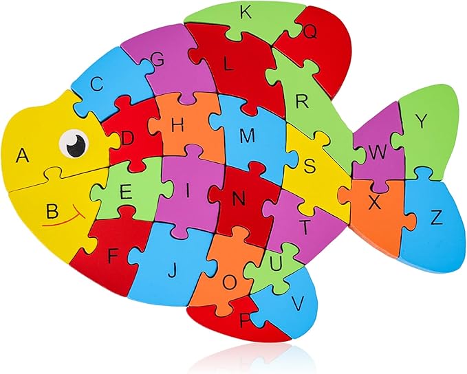 LovesTown Puzzle for Kids, Wooden