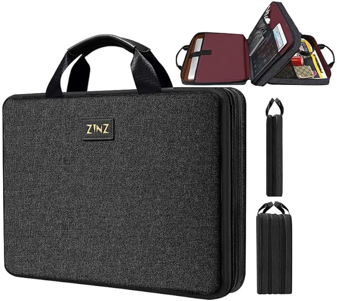 ZINZ Slim Expandable Laptop Case 15.6 Inch Sleeve Upgraded Protective Durable Recycled Carrying Case Compatible with MacBook 15" & 16" and Most 15" 15.6" 16" Notebook