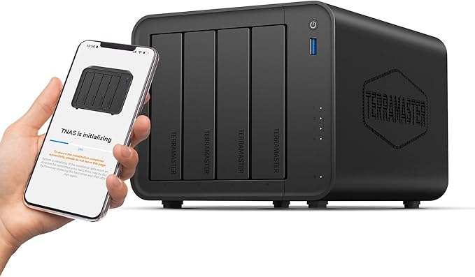 TERRAMASTER F2-425 2-Bay NAS Storage Intel x86 Quad-Core CPU, 4GB RAM