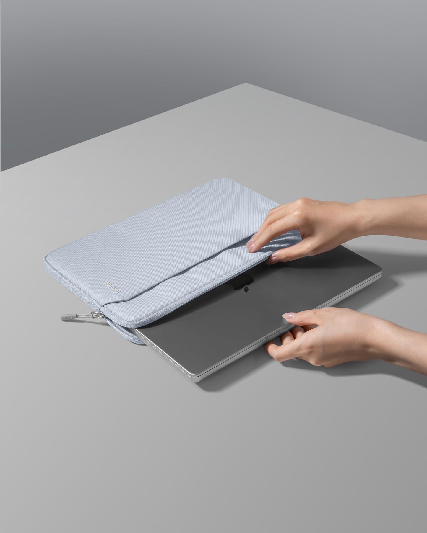 tomtoc Slim Laptop Sleeve for 14-inch MacBook Pro M5/M4/M3/M2/M1 Pro/Max 2026-2021, Water-Resistant Protective Case for 13.8 Inch Surface Laptop AI PC, Accessory Bag