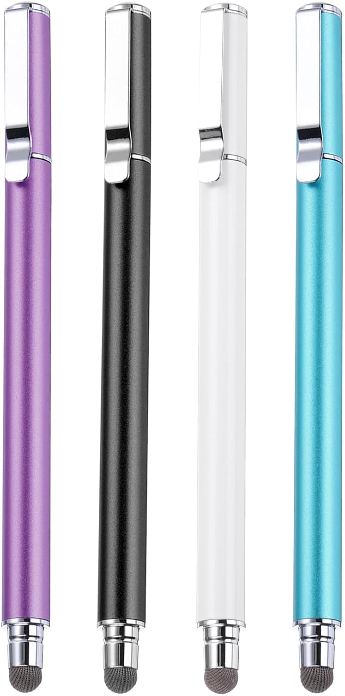 MECCANIXITY 4pcs Stylus Pens for Touch Screens Universal Capacitive Stylus Pencil Sensitivity for Phone Tablet Touch Screen Device