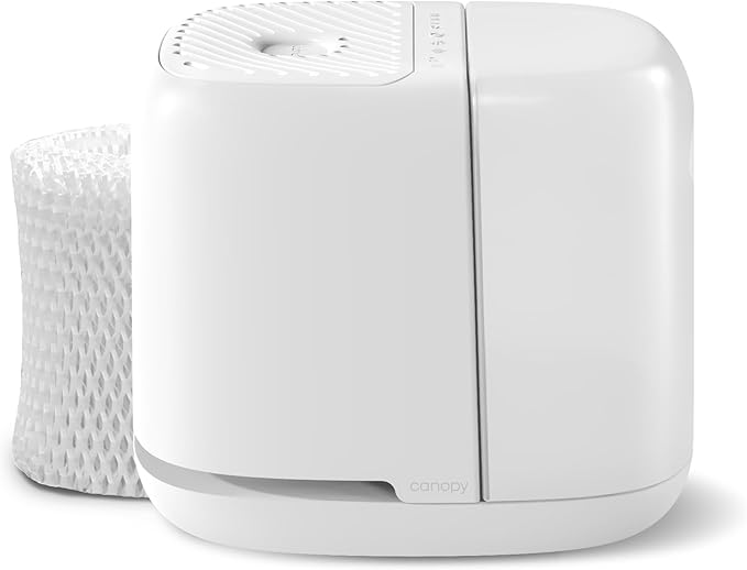 Canopy Bedside Humidifier 2.0, 2.5L, 36 Hr, Reading Light & Sound
