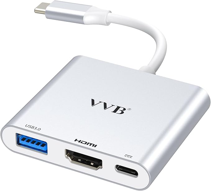 USB C to HDMI Adapter,USB-C Adapter Hub Multiport Digital AV Converter