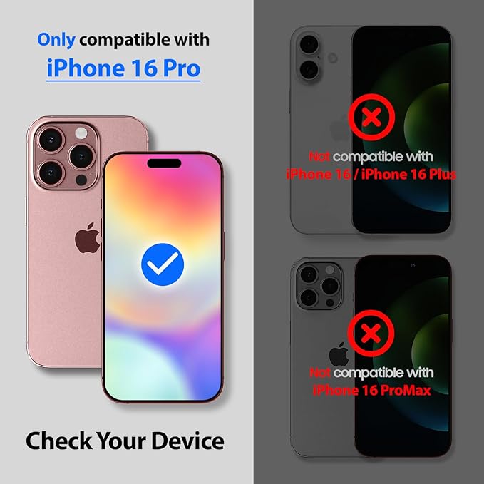 DOME GLASS Whitestone Screen Protector for iPhone 16 Series (iPhone 16 Pro)