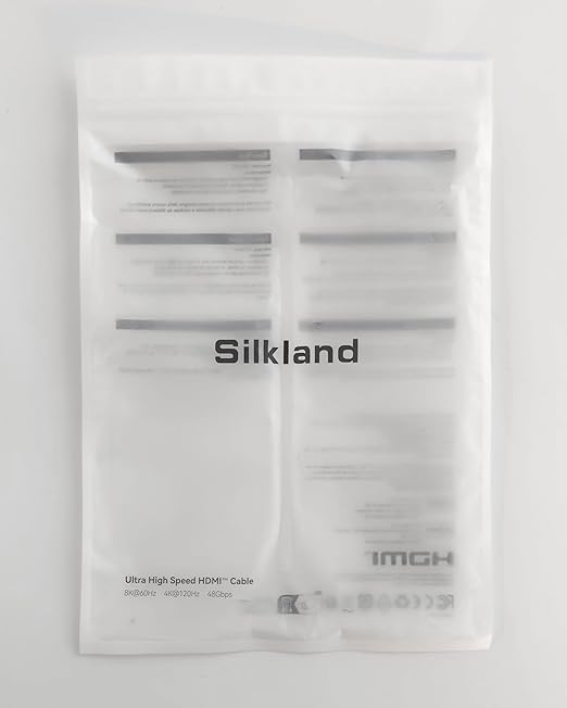 Silkland Certified HDMI 2.1 Cable 2-Pack 3.3FT, 48Gbps 8K HDR Braided Cord
