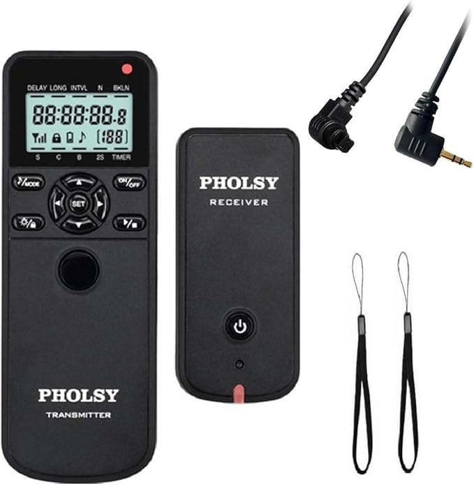 PHOLSY Wireless Timer for Sony Remote Control with Intervalometer HDR