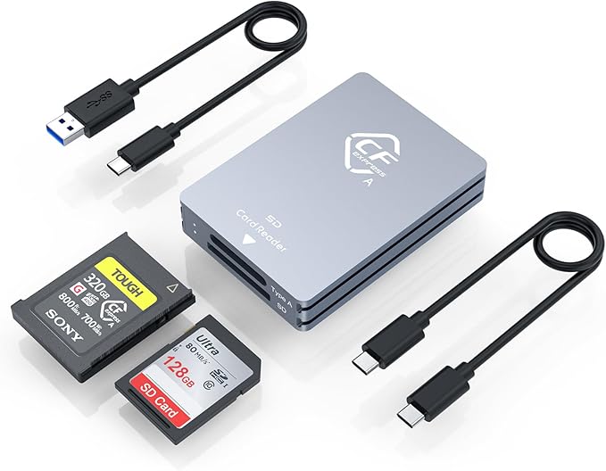 USB3.0 Multi-Card Reader, SD/TF/CF/Micro SD/XD/MS 7 in 1 Fast 5Gbps Memory Card Reader/Writer/Hub for SD SDXC SDHC CF CFI TF Micro SD Micro SDXC Micro SDHC MS MMC UHS-I Cards,for Windows/Linux/Mac OS