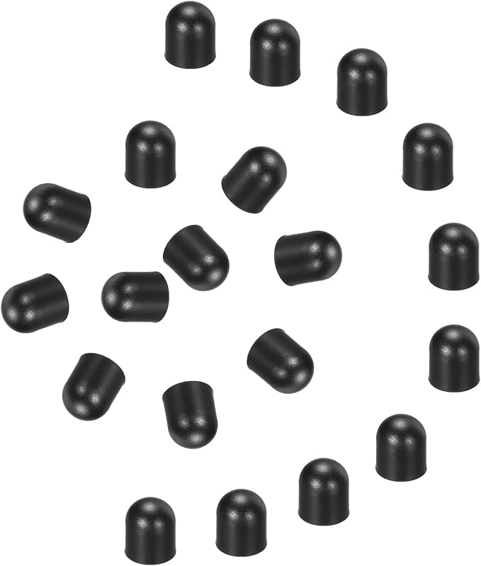 MECCANIXITY 40Pcs Replacement Stylus Pen Tips 4.5mm Conductive Capacitive Touch Screen Pens Tips Silicone Rubber, Black