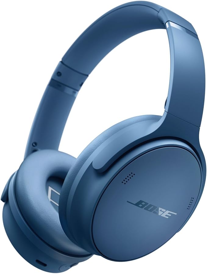 Bose QuietComfort Bluetooth Headphones, Wireless Headphones with Active Over Ear Noise Cancelling and Mic, Deep Bass, Up to 24 Hours of Playtime, Chilled Lilac - Limited Edition Color