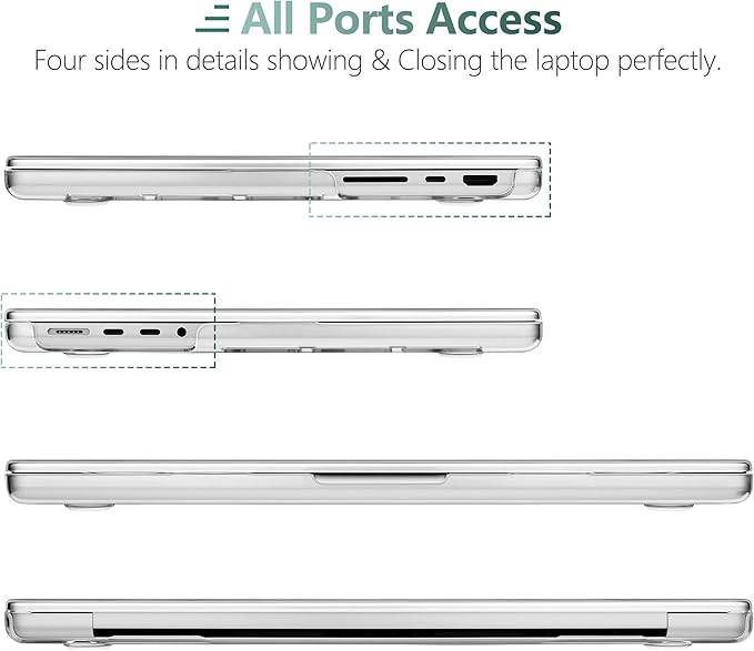 DONGKE for M4 MacBook Pro 16 Inch Case 2024 2023 2021 A3403 A3186 M3 A2991 M2 A2780 M1 A2485 Pro/Max Chip, Plastic Hard Shell Case & Keyboard Cover for Mac Pro 16 with Touch ID, Butterfly Floral