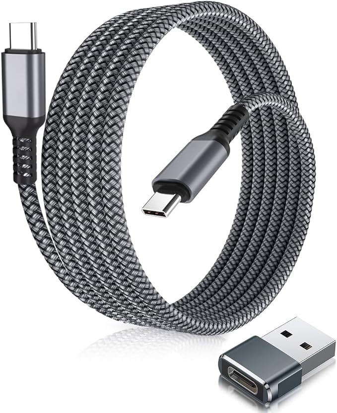 Elebase for Samsung Z Fold Flip 7 USB C Charging Cord 6.6FT with Adapter