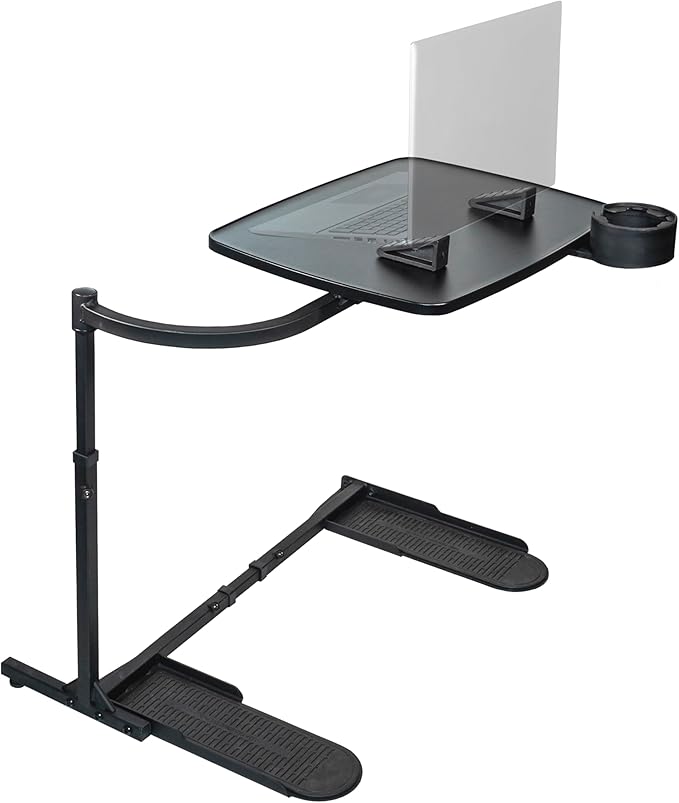 Stander Wonder Tray, Adjustable Swivel Table, Extra-Large Computer Stand, Couch Desk & Gaming Bench, TV-Trays for Eating on Couches, Chairs, Recliners with Laptop Wedges and Cup Holder, XL