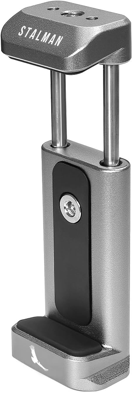 KONDOR BLUE x Tyler Stalman|Horizontal Smartphone Clamp,Phone Tripod Mount | Phone Rig Tripod Mount with Arca Plate,1/4-20 Threads, ARRIAnti-Twist Mounts,Strong Clamping Force