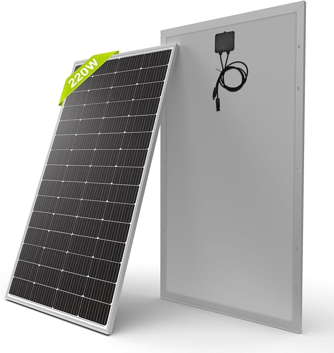Newpowa 200W Portable Solar Panel Kit with Adjustable Kickstand Case,200Watt 12Volt Foldable Panel+20A MPPT Controller+20FT Controller Cable+20ft 12AWG