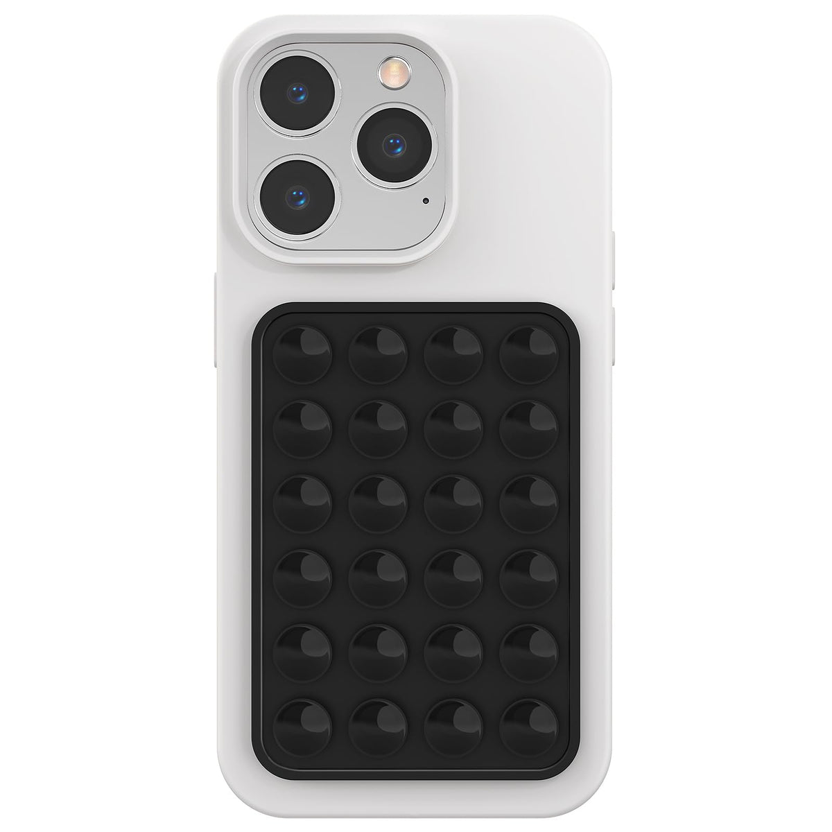 Silicone Phone Sticky Grip, Suction Phone Case Mount for iPhone and Android, Hands-Free Sticky Cell Phone Grip, Mobile Fidget Mirror Holder for Selfies and Videos