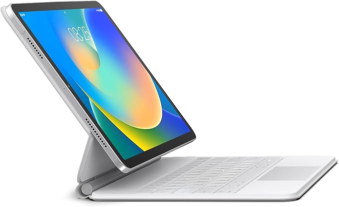 runelk Keyboard Case for iPad 10th Generation 2022 & 11th (A16, 2025) – Magic-Style Keyboard with Multi-Touch Trackpad – Floating Cantilever Stand – Magnetic Case for iPad 10.9 inch 10th / 11th Gen.