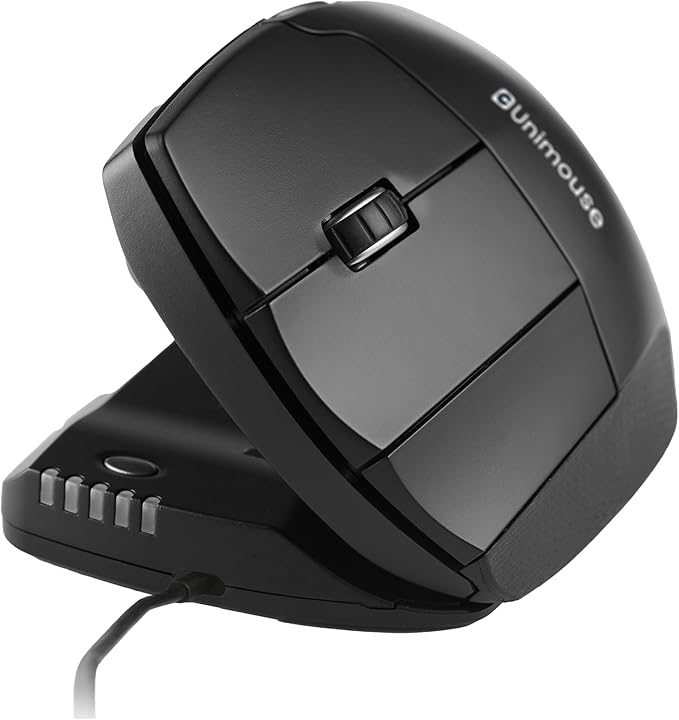 Contour Unimouse Ergonomic Vertical Mouse, Adjustable Thumb Rest