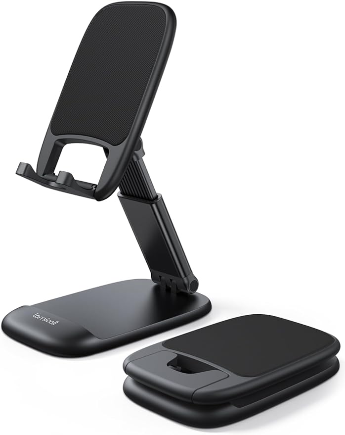 Lamicall Pink Phone Holder, Desk Accessories - Rose Gold Office Holder