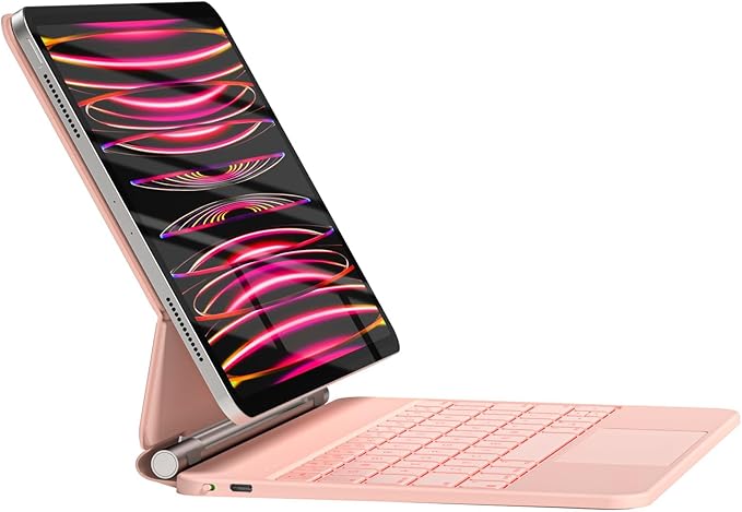 HOU Keyboard Case for iPad Air 11",Air 5/4 gen & iPad Pro 11" 1/2/3/4 gen