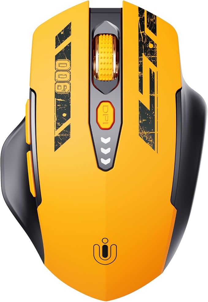 Uineer Bluetooth Mouse, Tri-Mode Wireless, Rechargeable, 3-Device Switch