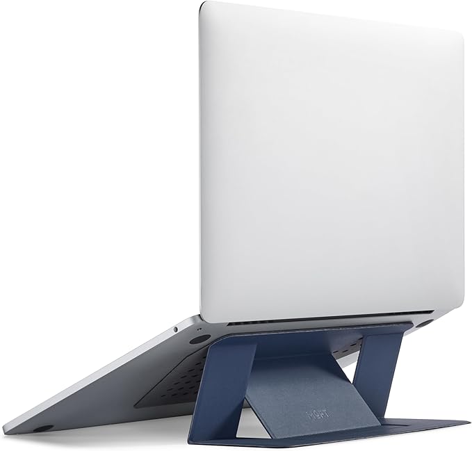 MOFT Laptop Stand for Desk, Adhesive MacBook Computer Stand with 2 Adjustable Viewing Angles, Foldable and Portable Laptop Riser Compatible with 11"-16" Laptops