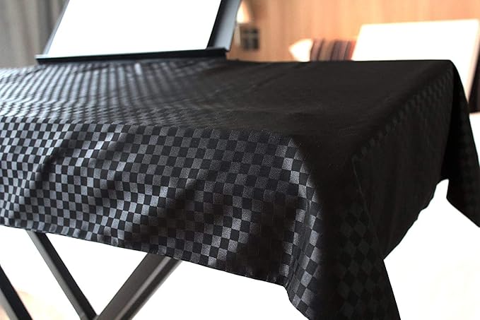 Clairevoire Piano Keyboard Dust Cover for 61 Keys to 88 Keys, Electric Pianos Cover, Digital Pianos Cloth Protection,Lightweight and Adjustable Closure, L - Keyboard Piano up to 61" x 21"