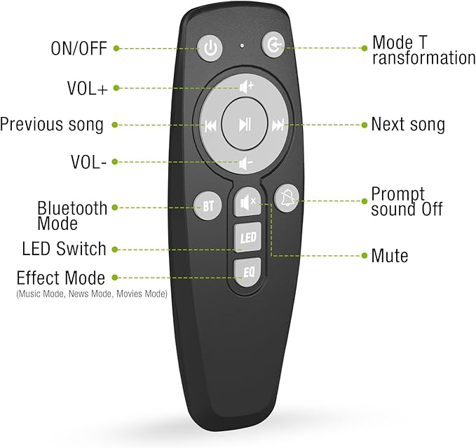 Sound Bar, 100W Sound Bar for Smart TV, Bluetooth 5.3 Soundbar, 2 in 1 Detachable Home Speaker Bass Effect, Home Theater Surround Sound, ARC/Optical/AUX/USB Connections, for TV/PC/Projectors